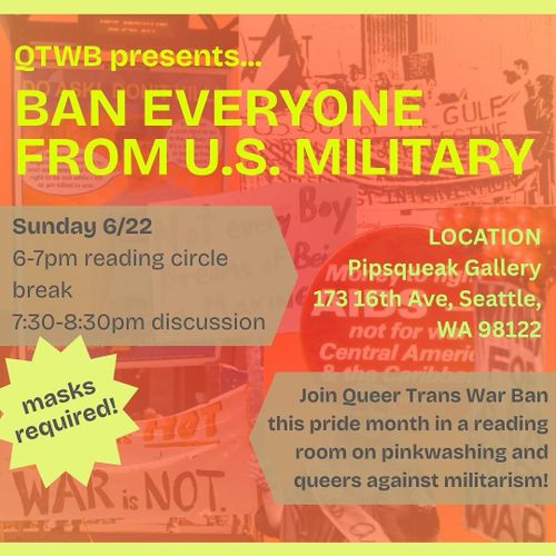 QTWB: BAN EVERYONE FROM U.S. MILITARY