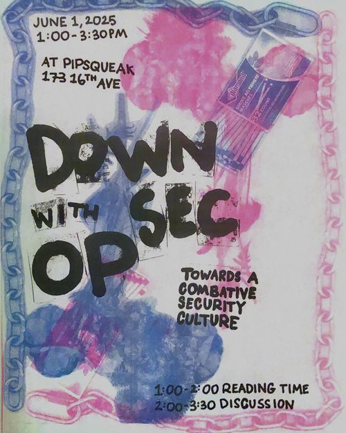 DOWN WITH OP SEC: TOWARDS A COMBATIVE SECURITY CULTURE