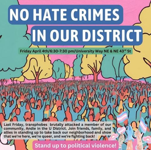 NO HATE IN OUR DISTRICT